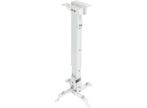 8433281006690 - Tooq - Deckenhalterung für Projektor pj2012t-w - neigbar - 20kg - Deckenabstand 430-650mm - white