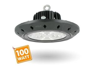 8433325187019 - High bay ufo 100W IP65 industrielle Suspension Schüssel Température de Couleur Blanc froid 5700K