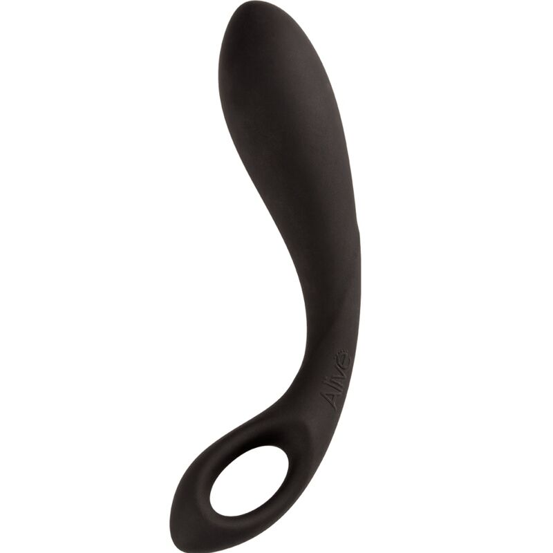 8433345204994 - - BLACK HEART ANAL MASSAGER 15 CM