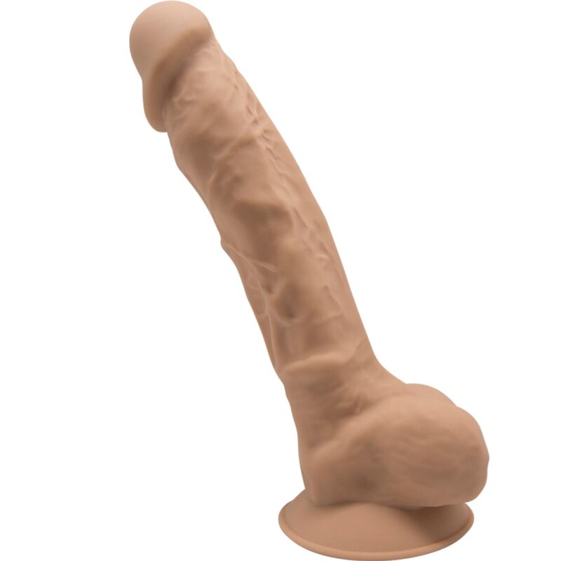 8433345220161 - - MODEL 1 REALISTISCHER PENIS PREMIUM SILEXPAN SILIKON KARAMELL 23 CM