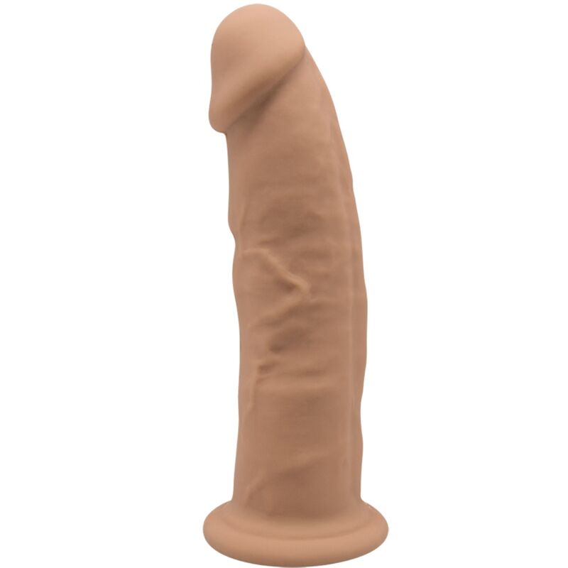 8433345220666 - - MODELL 2 REALISTISCHER PENIS PREMIUM SILEXPAN SILIKON KARAMELL 19 CM