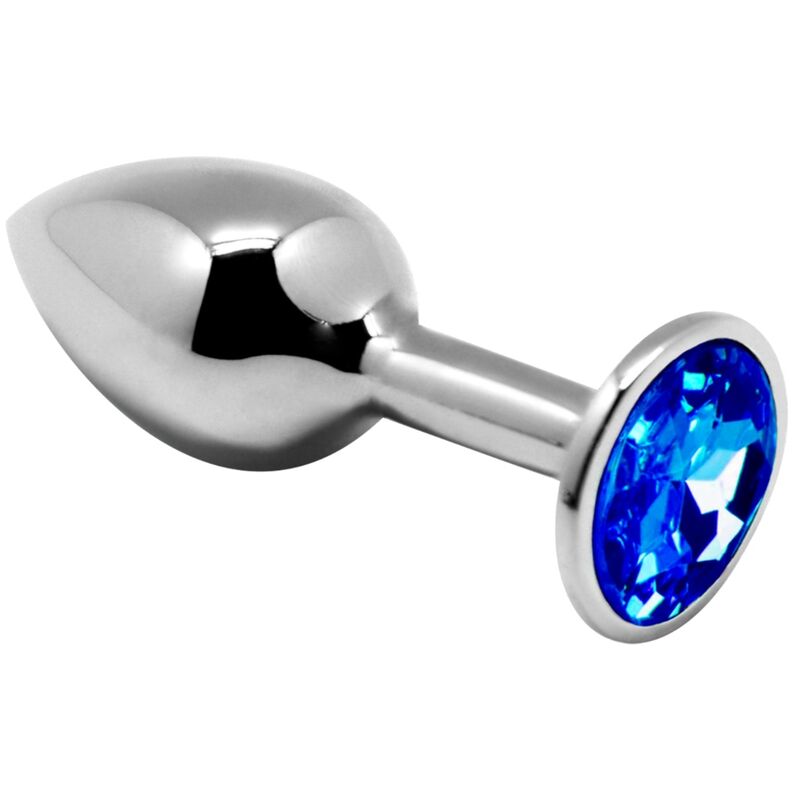 8433345700908 - - ANAL PLEASURE MINI PLUG METALL BLAU GRÖSSE S