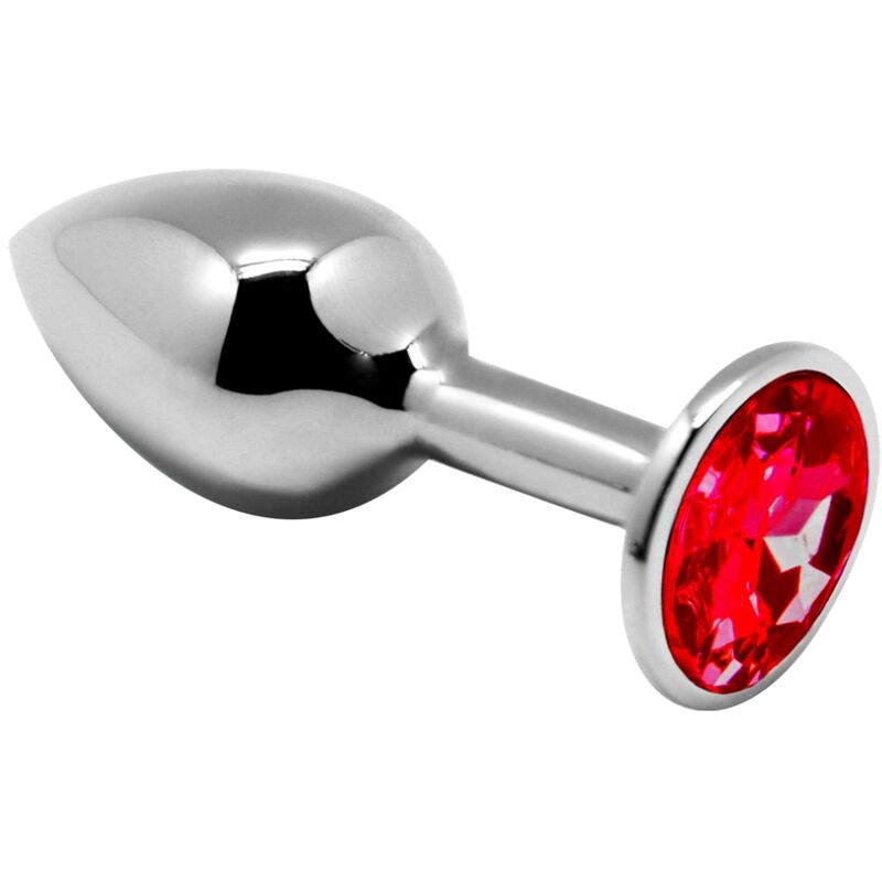 8433345700984 - - ANAL PLEASURE MINI PLUG METALL ROT GRÖSSE L