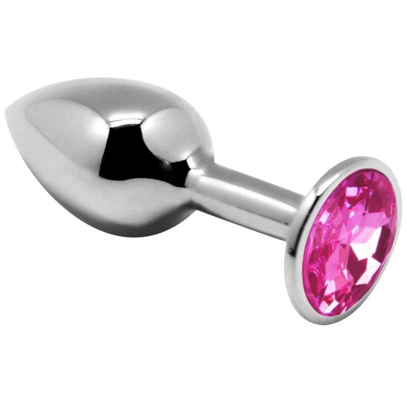 8433345701011 - - ANAL PLEASURE MINI PLUG METALL ROSA GRÖSSE L