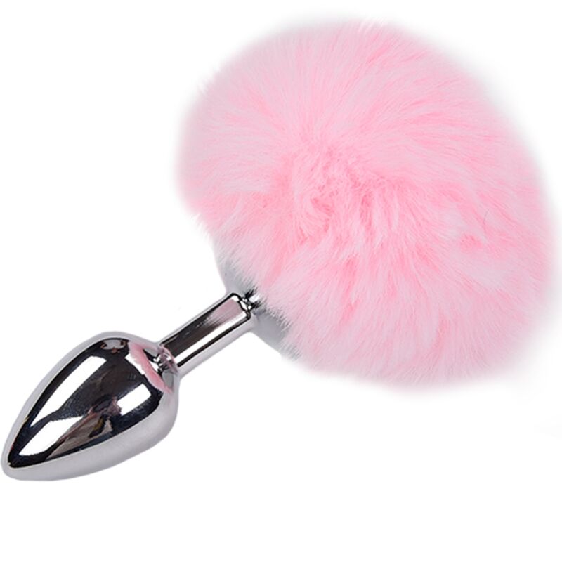 8433345703725 - - ANAL-VERGNÜGEN-STECKER GLATT FLUFFY ROSA GRÖSSE S