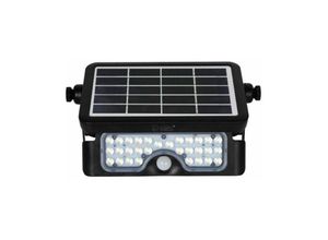 8433373049901 - 200210000 Multifunktions-LED-Solarscheinwerfer mit Sensor 5W 4000K IP65 Schwarz - GSC