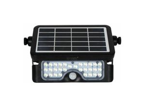 8433373049918 - GSC 200210001 Multifunktions-LED-Solarscheinwerfer mit Sensor 5W 6500K IP65 Schwarz