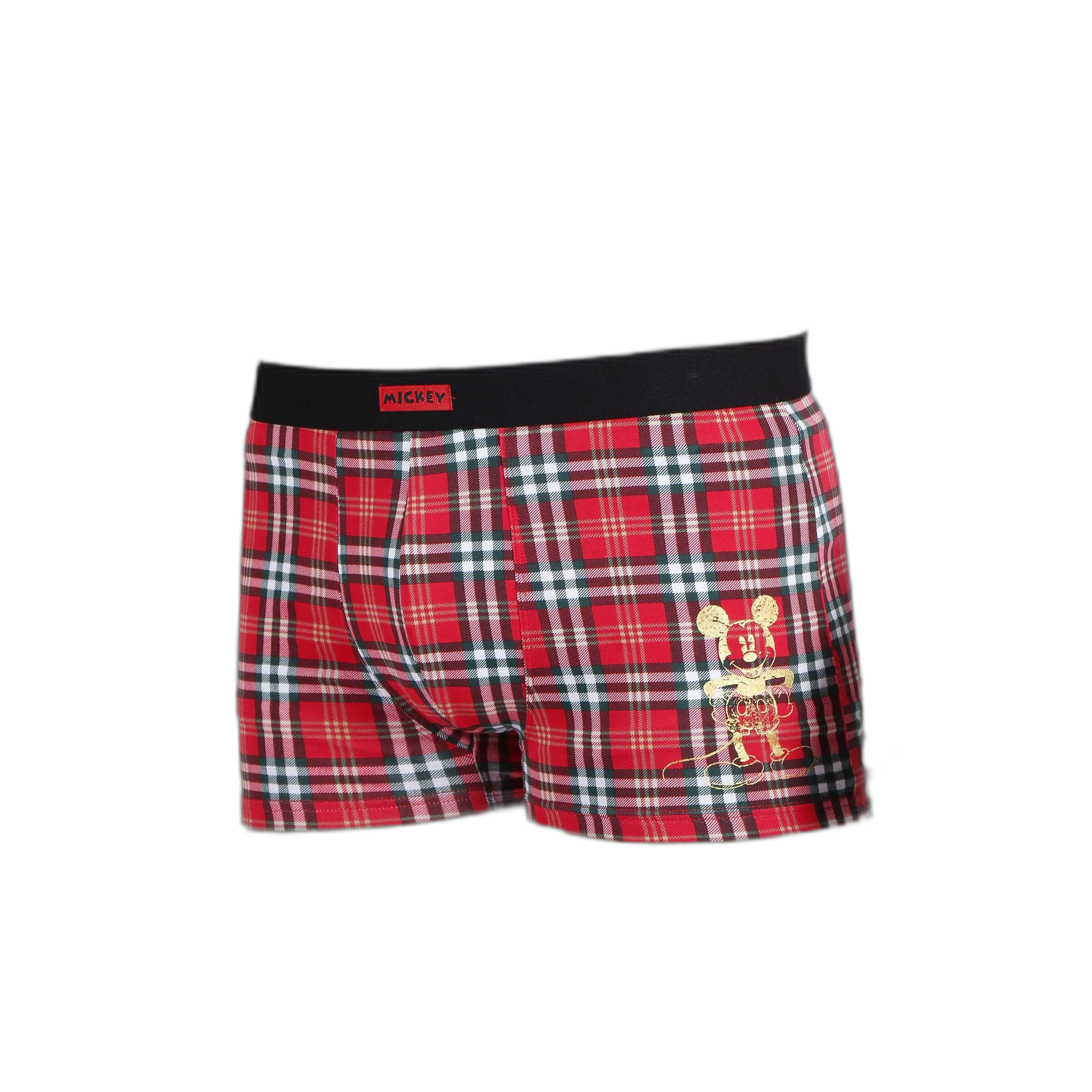 8433623557859 - Elastische Baumwollboxer Mickey Check