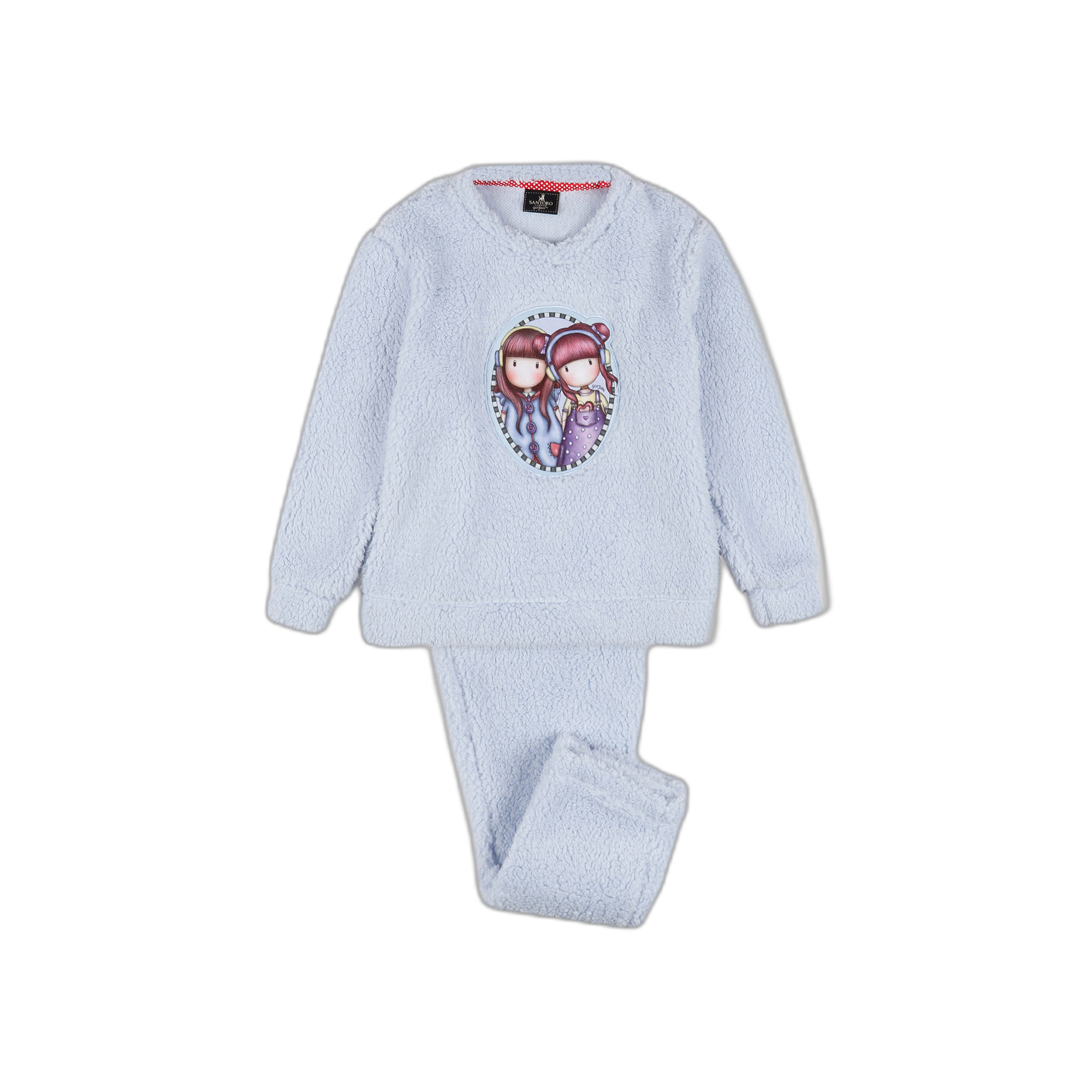 8433623612046 - Mädchen Langarm-Schafsleder-Pyjama The Duet