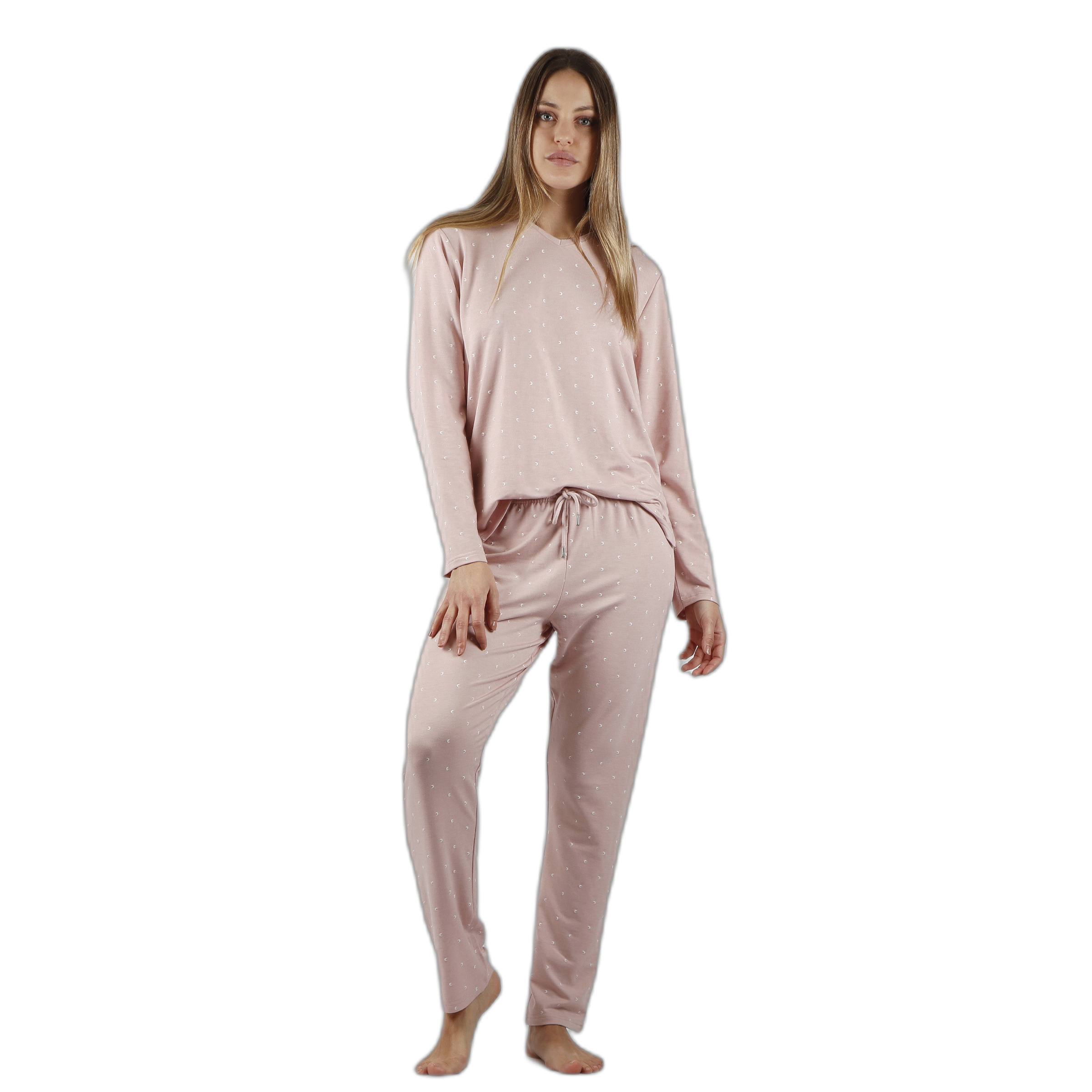 8433623620089 - Damen Langarm-Pyjama Classic Moon