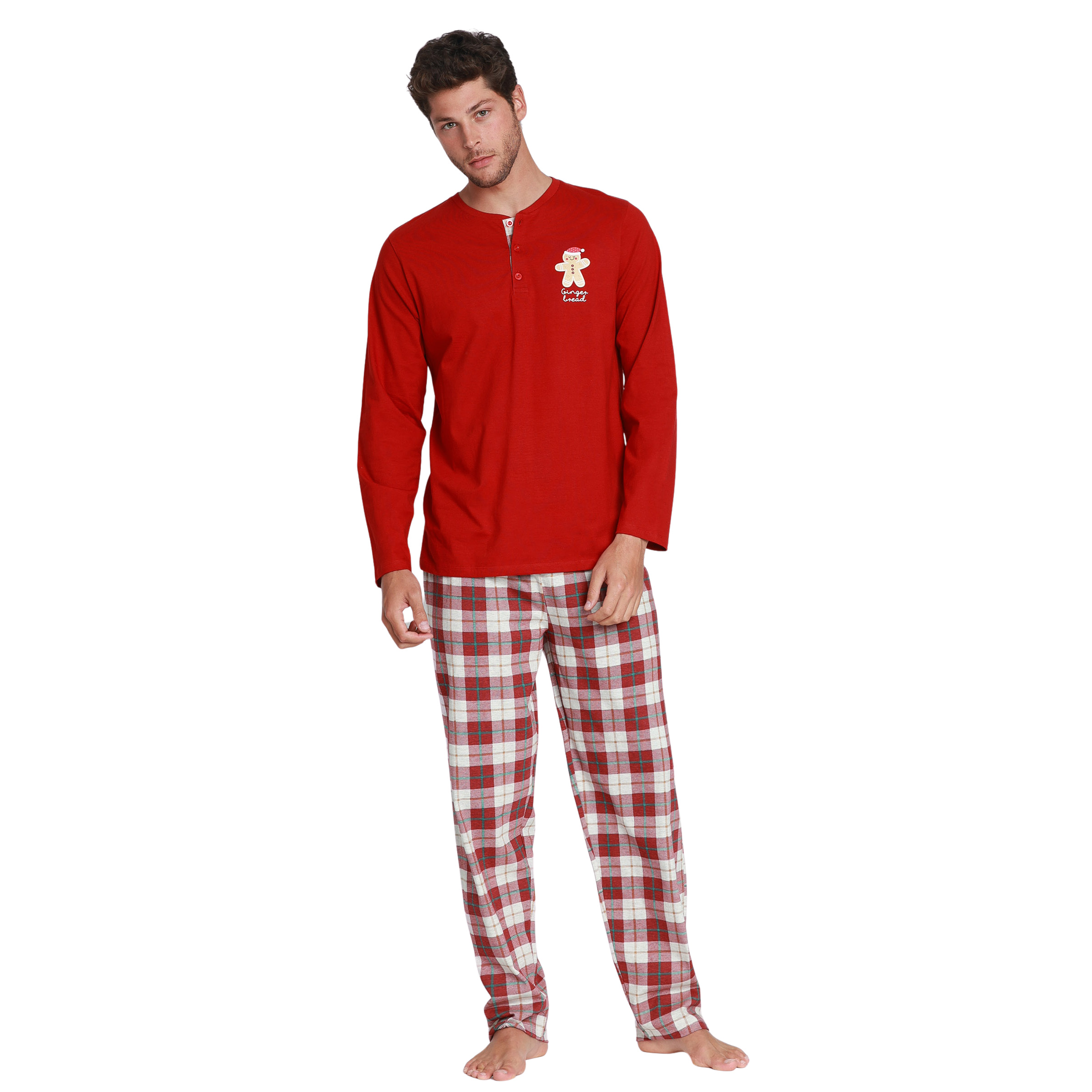 8433623640254 - Langarm- Pyjama aus Lebkuchen Admas 8433623640254 - Langarm- Pyjama aus Lebkuchen Admas