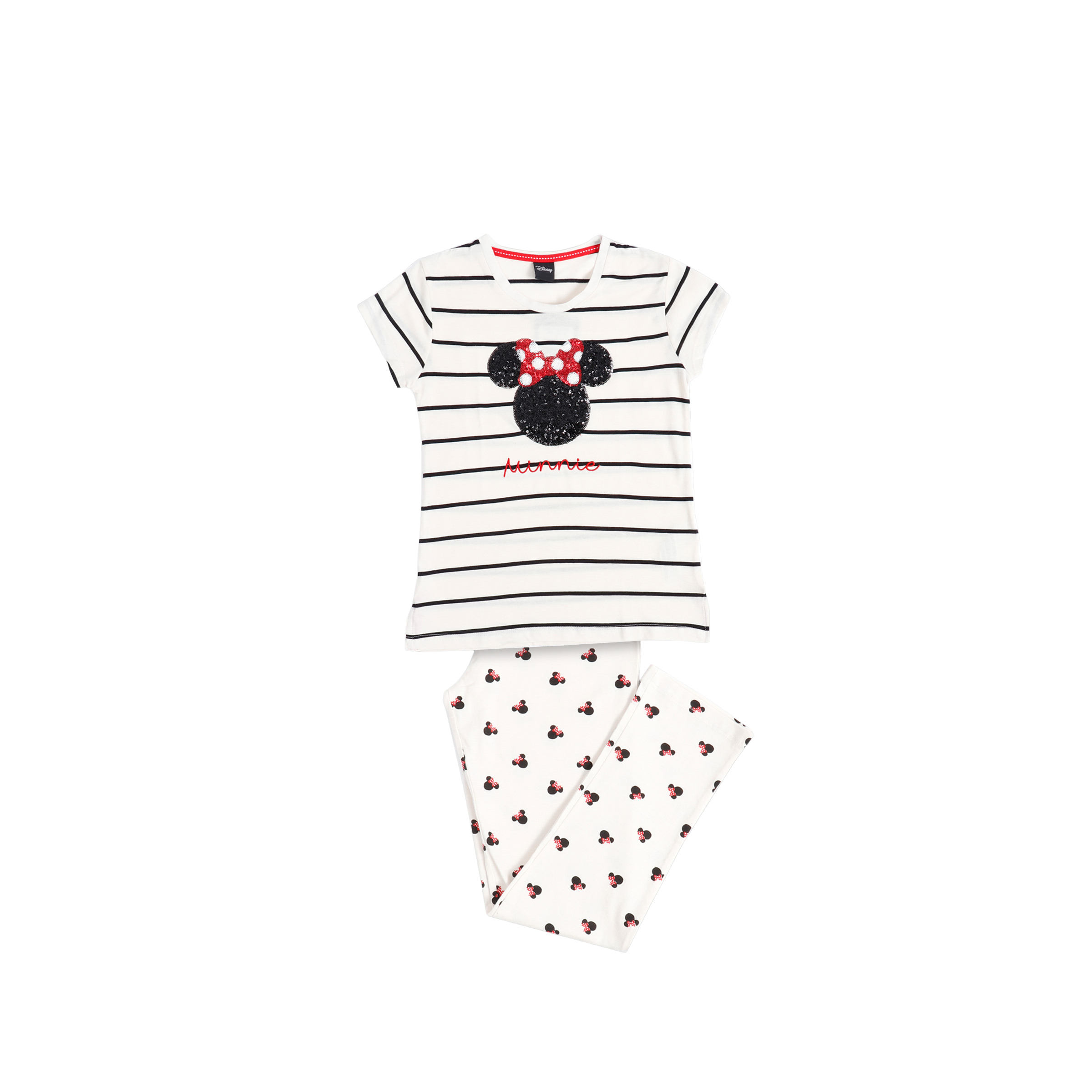 8433623648205 - Langarm-Pyjama Mädchen Minnie Sequins