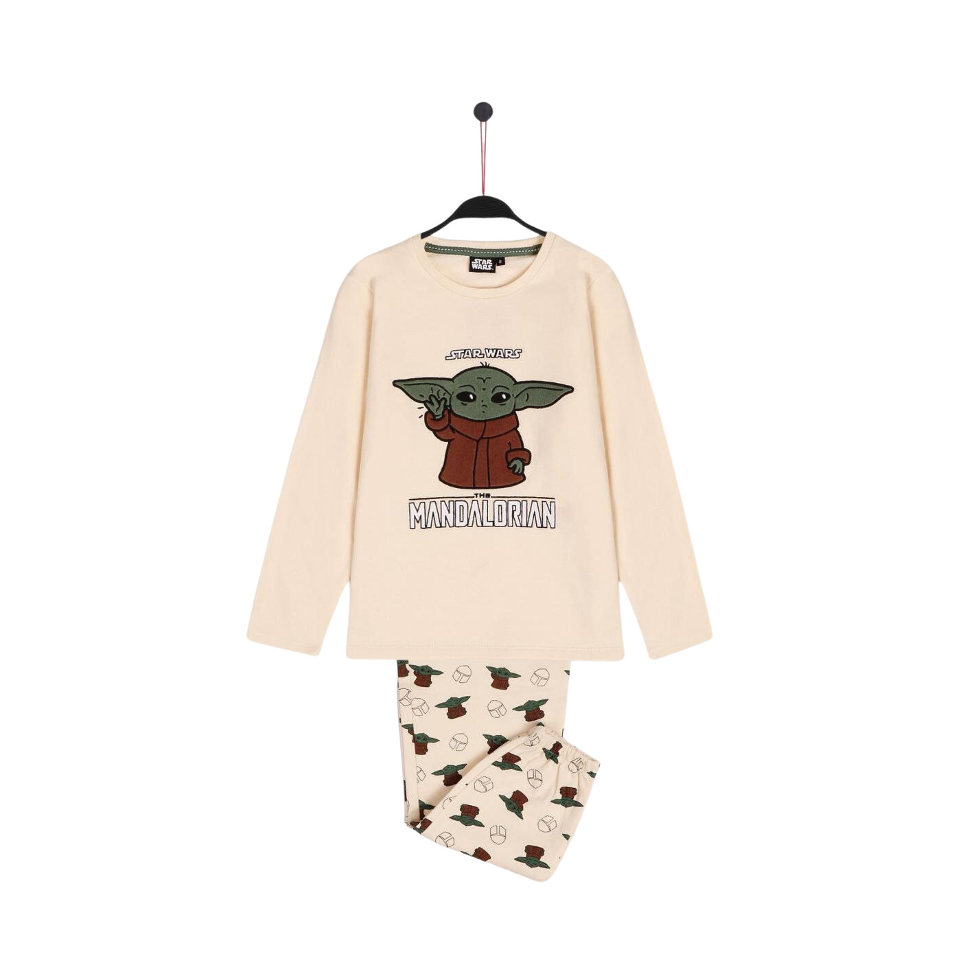 8433623714207 - Langarm-Pyjama Mädchen Cute Baby Yoda