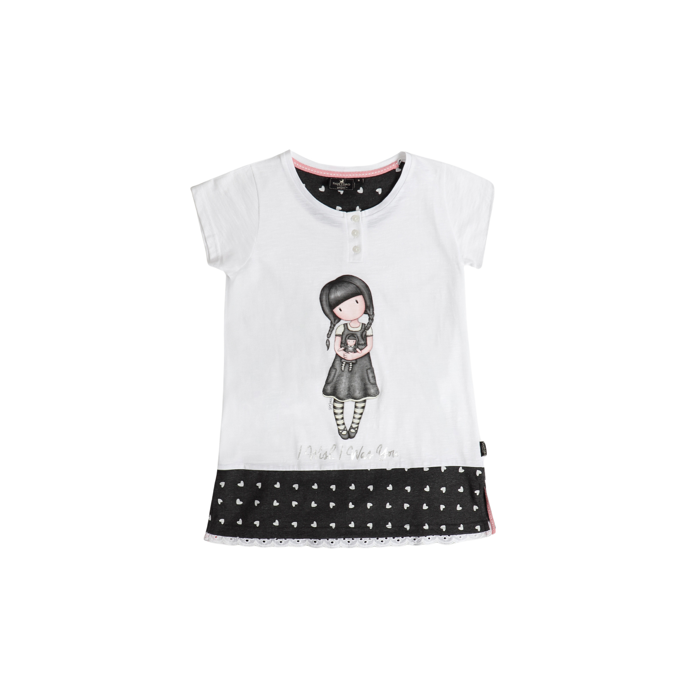 8433623747779 - T-Shirt-Kleid I Wish I Was You