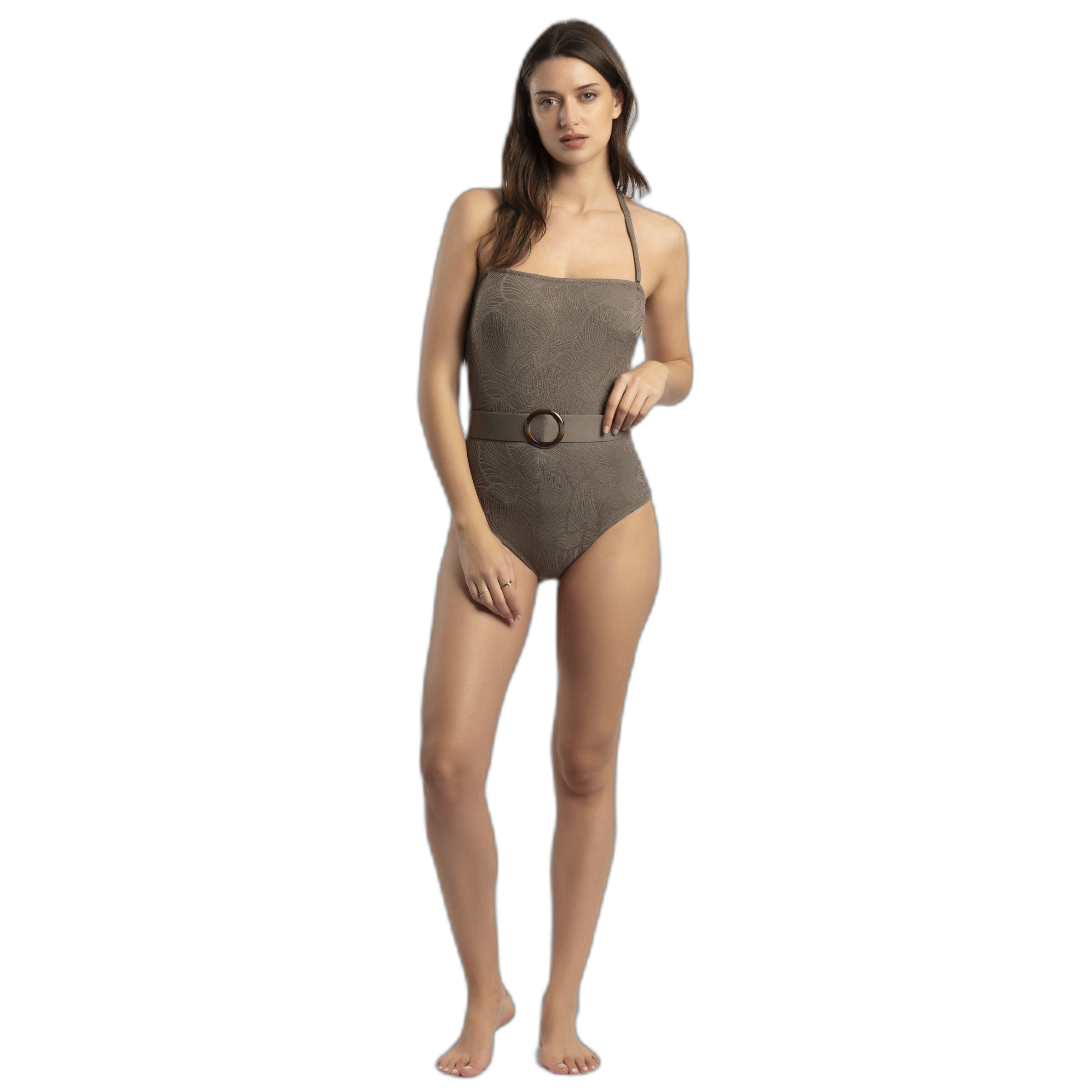 8433623750885 - Badeanzug mit Bandeau für Damen Fresh Leaves