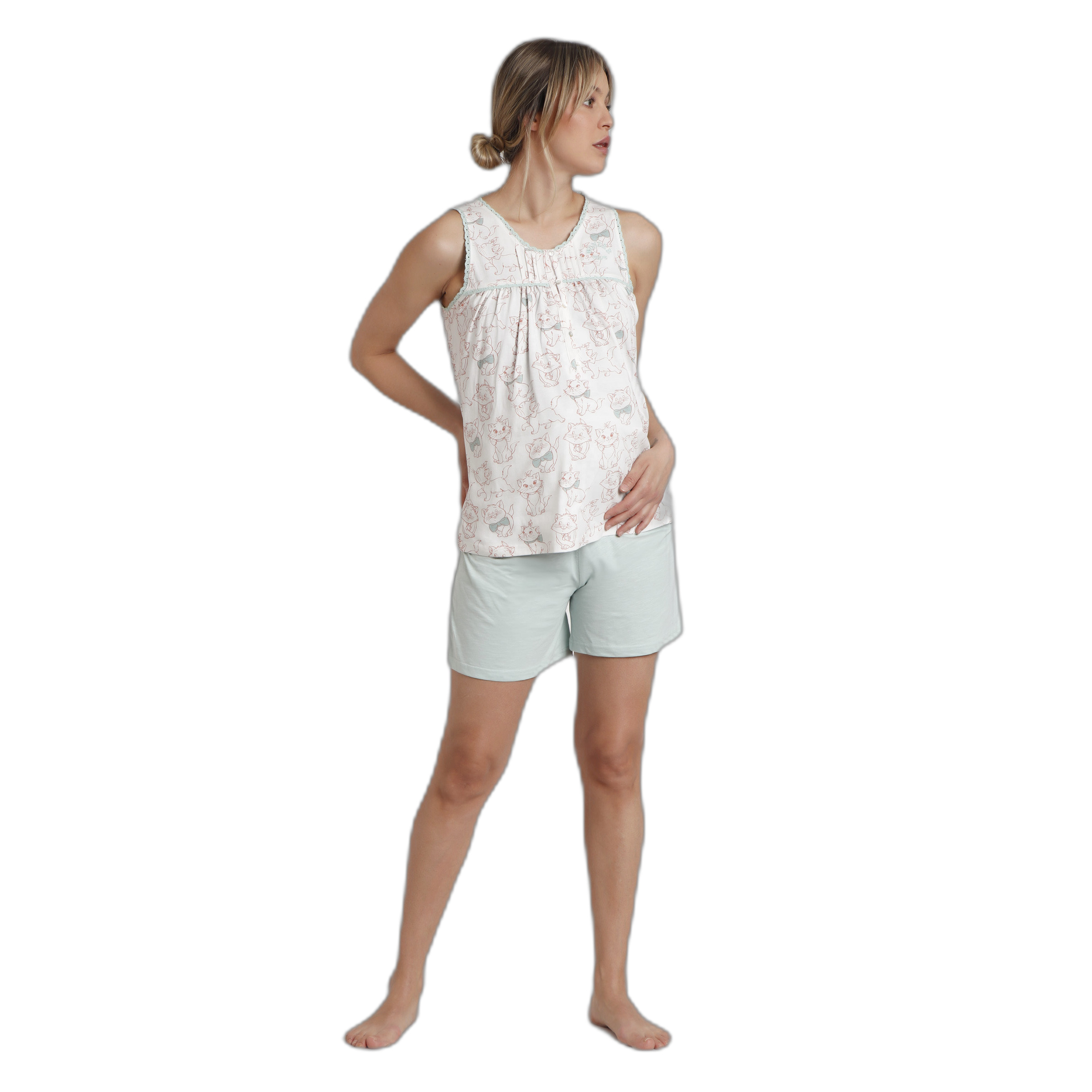 8433623770166 - Schwangerschaftspyjama für Frauen Wonder Mum