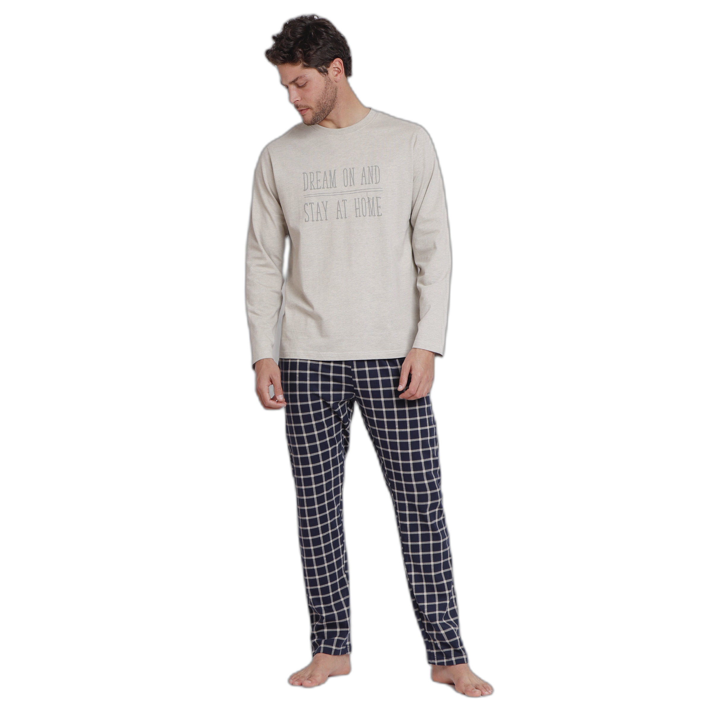 8433623802157 - Pyjama mit langen Ärmeln Stay At Home Dream On