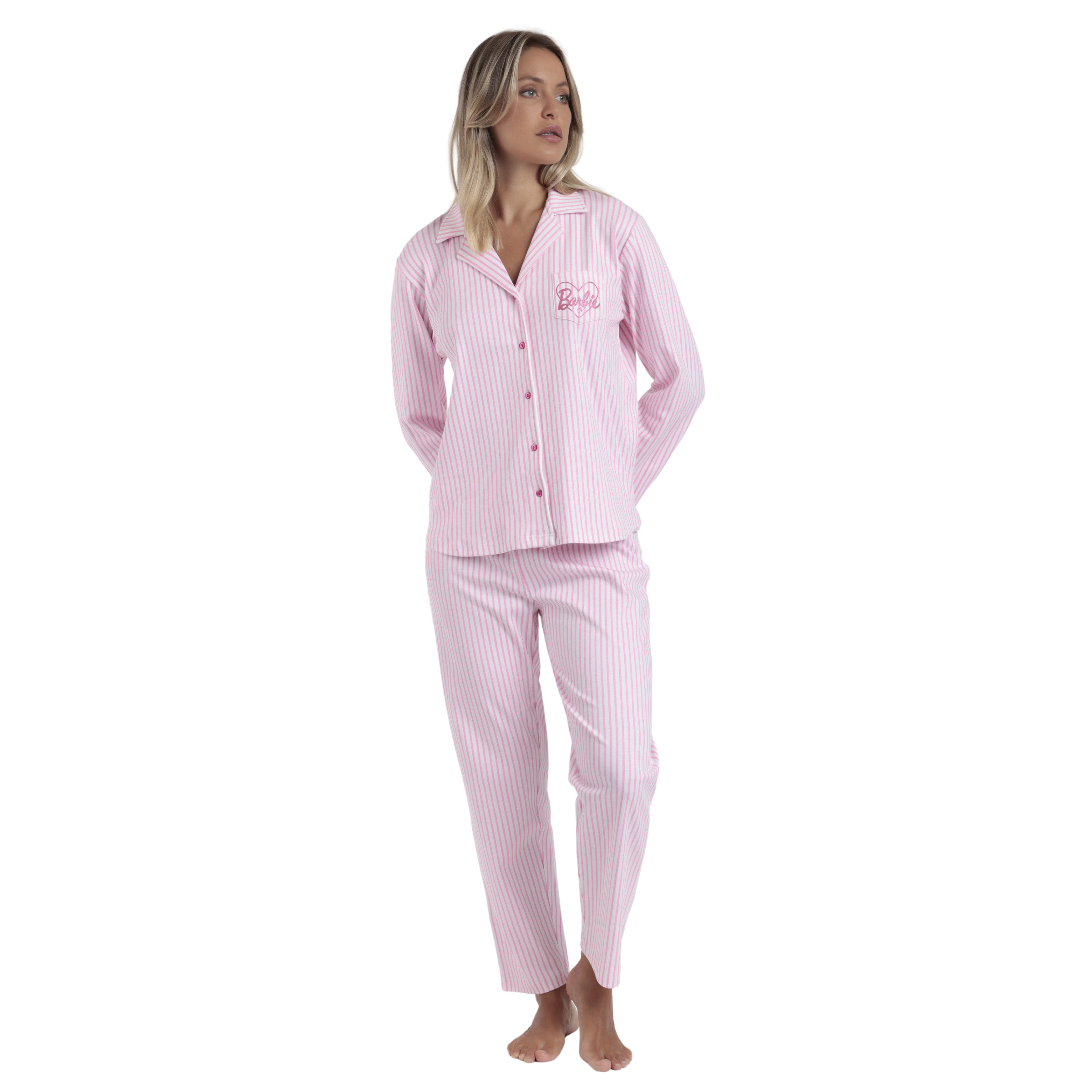 8433623814891 - Langärmliger offener Pyjama für Frauen Love