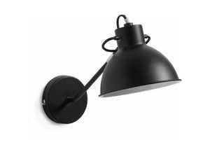 8433840354644 - Wandleuchte Offelis schwarz aus Stahl - Schwarz - Kave Home