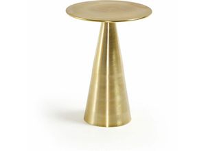 8433840515984 - Rhet Beistelltisch aus Metall mit Finish in Gold ø 39 cm - Gold - Kave Home