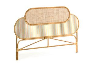 8433840554488 - Lalita Bettkopfteil aus Rattan mit natürlichem Finish für Bett von 160 cm - Braun - Kave Home