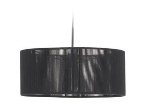 8433840667690 - Cantia Lampenschirm für Deckenlampe aus Baumwolle schwarz ø 47 cm - Kave Home