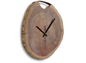 8433840674971 - Yuliana runde Wanduhr aus massivem Akazienholz ø 30 x 35 cm - Braun - Kave Home