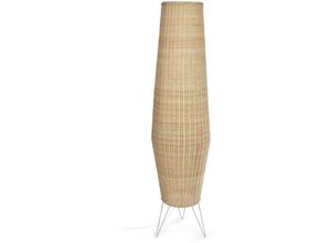 8433840681375 - - Kamaria große Stehlampe aus Rattan mit natürlichem Finish