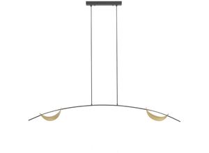 8433840693392 - Deckenlampe Anatolia aus Metall mit schwarzem Finish und Detail in Gold - Gold - Kave Home