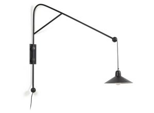 8433840695549 - Eleazar Wandlampe aus Metall mit schwarz lackierter Oberfläche - Schwarz - Kave Home