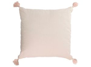 8433840699899 - - Eirenne Kissenbezug aus Baumwolle und Leinen rosa 45 x 45 cm - Rosa