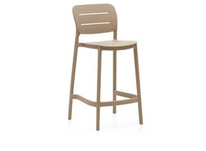 8433840746531 - Morella Outdoor-Hocker aus Kunststoff in Beige Höhe 65 cm - Kave Home