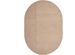 8433840755243 - - Ovaler Teppich Cosima aus Wolle beige Ø 160 x 230 cm - Beige