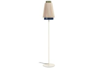 8433840758831 - Stehlampe Yuvia aus Baumwolle mit Finish in Beige und Blau - Mehrfarbig - Kave Home