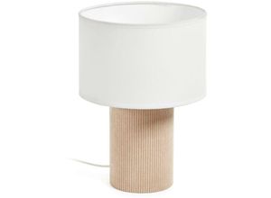 8433840769202 - Tischlampe Bianella aus beigem Cord - Beige - Kave Home