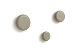 8433840787565 - Nadue Set aus 3 Wandhaken aus massiver Buche mit grauem Finish - Grau - Kave Home