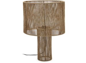 8433840797151 - Pontos Tischlampe aus Jute mit natürlichem Finish - Braun - Kave Home