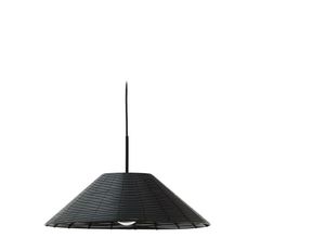 8433840880822 - Saranella Schirm für Deckenlampe aus synthetischem Rattan schwarz ø 50 cm - Kave Home