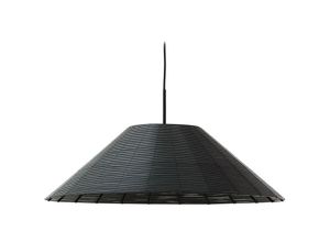 8433840881188 - Saranella Schirm für Deckenlampe aus synthetischem Rattan schwarz ø 70 cm - Kave Home