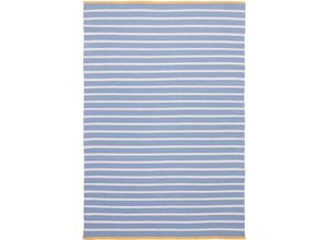 8433840886749 - Mendia Teppich 100 % pet gestreift blau und weiß 160 x 230 cm - Kave Home