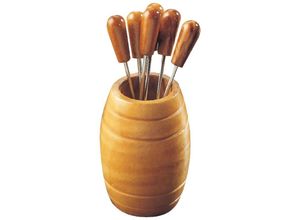 8433933002018 - Kochspieß Pinhero Brown Utensils 5x5x11cm 201 - Signes Grimalt