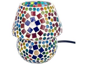 8433933161470 - Signes Grimalt - Möbel Desktop -Lampe Mosaiklampen Silberlampen 1x1x1cm 16147 - Plateado