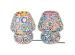 8433933161647 - Signes Grimalt - Möbel Desktop -Lampe Mosaiklampen grün 13x13x18cm 16164 - Verde