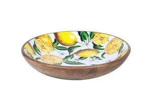 8433933166796 - Bol Küche Bola Hondo Plate Lemons Boxen und Multicolor -Tabletts 30x30x5cm 16679 - Signes Grimalt