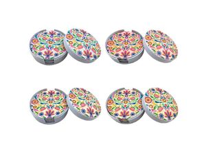 8433933252253 - Bauherren Küche Salvamanteles 24 Uni Multicolored Coasters 11x11x6cm 25225 - Multicolor - Signes Grimalt