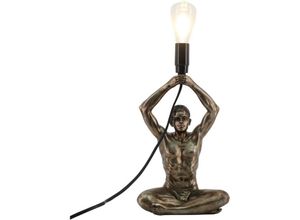 8433933274187 - Zen Et Ethnique - Signes Grimalt Fußlampenmöbel Mannlampen graue Lampe 10x16x31cm 27418