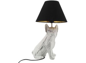 8433933274200 - Signes Grimalt Fußlampenmöbel Bulldoggenlampen Lampe Weiß 25x31x48cm 27420 - Blanco