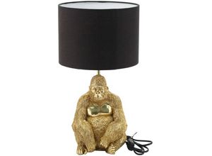 8433933274217 - Zen Et Ethnique - Signes Grimalt Fußlampenmöbel Lampe in Orang -Utan -Goldlampen 24x24x45cm 27421