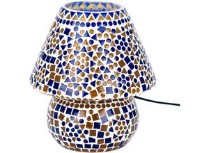 8433933285411 - Signes Grimalt - Möbel Desktop -Lampe Marokkanische Lampe bis 18x18x2cm Blue Lamps 28541 - Azul