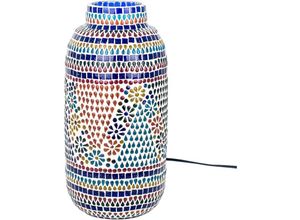 8433933285428 - Signes Grimalt Möbel Desktop -Lampe Marokkanische Lampenblau -Lampen 18x18x38cm 28542 - Azul